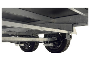 Variant 3552 UX 3500 kg MAXI LOAD Tandem-Achse Blattfederung Parabellfedern Universal Transporter kippbare Ladefläche 5.20x2.10
