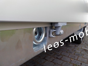 Leo`s LM36NGB304021 Glasbockanhänger Fenstertransportanhänger Bauelementeanhänger C-Schiene C-Profile 80/40 3000 kg 4.04x2.10