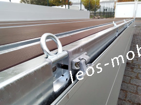 Leo`s LM36NGB304021 Glasbockanhänger Fenstertransportanhänger Bauelementeanhänger C-Schiene C-Profile 80/40 3000 kg 4.04x2.10