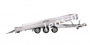 Variant 3563 UX 3500 kg MAXI LOAD Tridem Blattfederung Parabellfedern Universal Transporter kippbare Ladefläche 6.20x2.10