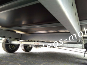 VARIANT 2-achser Transport Anhänger Platte Plattform Anhänger 3500 kg Tiefrahmen Hochlader Überlader 5.15x2.45 cm 13 Zoll Reifen