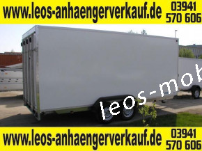 WM Meyer Koffer AZ 3560/200 (S40) 6.00x2.00x2.05 Auffahrklappe Heckrampe Heckklappe Seitentür 3500 kg
